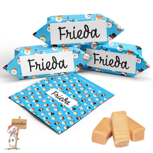 #118 Karamellbonbons mit Text