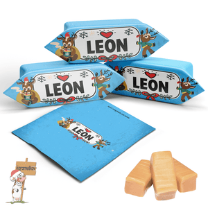 #112 Karamellbonbons mit Text