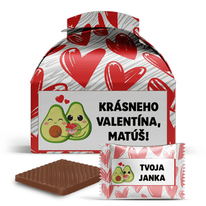 #1003 Čokoládky v krabičke s vlastným textom