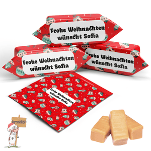 #114 Karamellbonbons mit Text