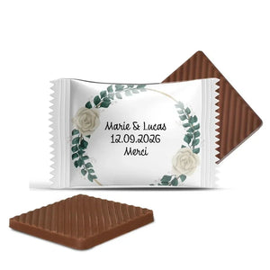 #B01F Mini chocolats de mariage personnalises