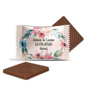 #B09F Mini chocolats de mariage personnalises