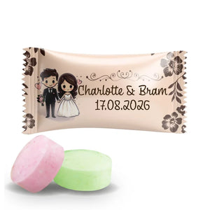 #B201F Bonbons aux fruits de mariage personnalises
