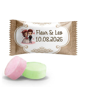 #B208F Bonbons aux fruits de mariage personnalises