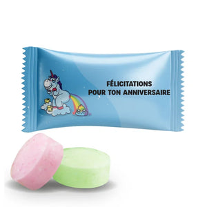 #B238F Bonbons aux fruits personnalises