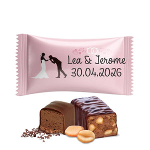 #B353F Bonbons au chocolat de mariage personnalises