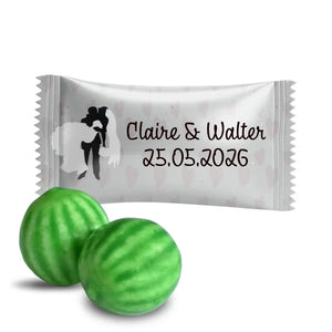 #B457F Chewing-gums de mariage personnalises