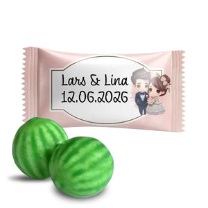 #B459F Chewing-gums de mariage personnalises