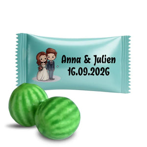 #B462F Chewing-gums de mariage personnalises