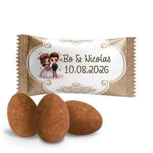 #B463F Amandes de mariage personnalisees