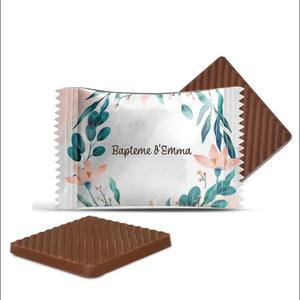 #B5003F Mini chocolats personnalises