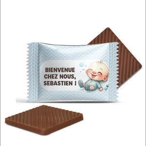 #B5066F Mini chocolats personnalises