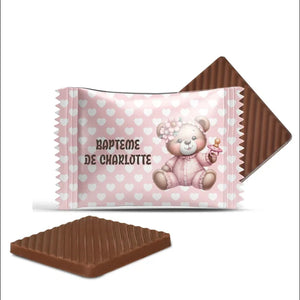 #B5072F Mini chocolats personnalises