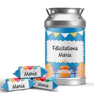 #B82F Caramels en boite personnalises