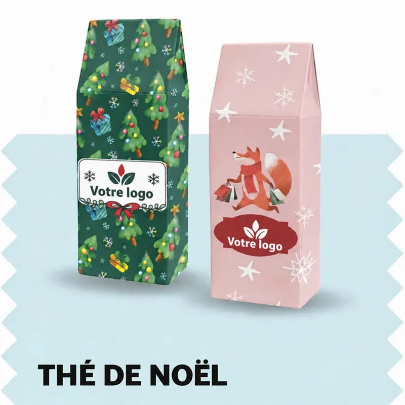 Thé de Noël avec logo