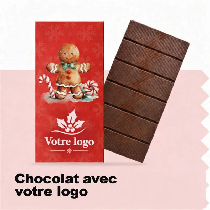 Chocolats de Noël avec logo