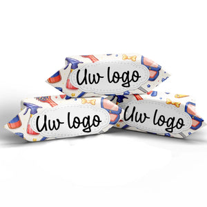 #B2313E Karamelbonbons met logo