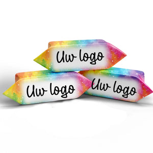 #B4318E Karamelbonbons met logo