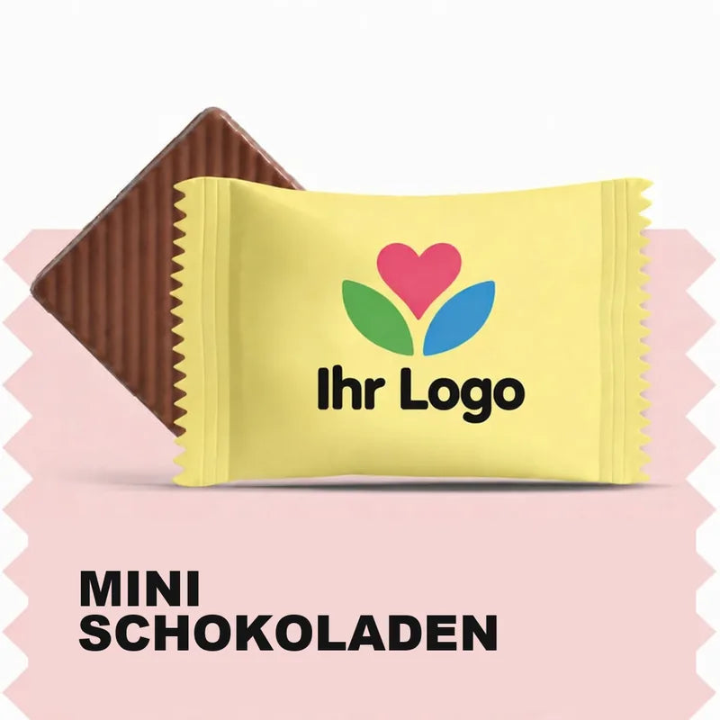 Mini-Schokoladen mit eigenem Text – Weihnachten