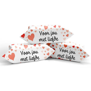 #B129E Karamelbonbons met eigen tekst