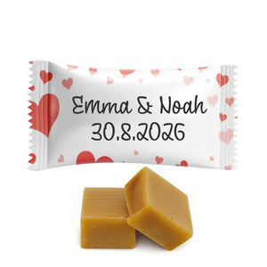 #N150L Karamelbonbons Excellence met eigen tekst