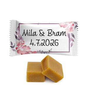 #N153L Karamelbonbons Excellence met eigen tekst