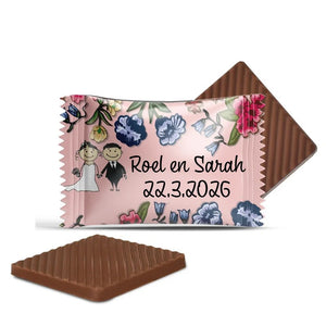 #N19L Mini chocolaatjes met tekst