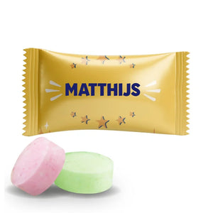 #N230L Fruitbonbons met eigen tekst