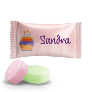 #N234L Fruitbonbons met eigen tekst