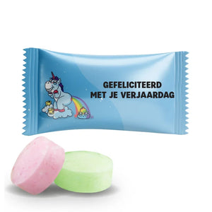 #B238E Fruitbonbons met eigen tekst