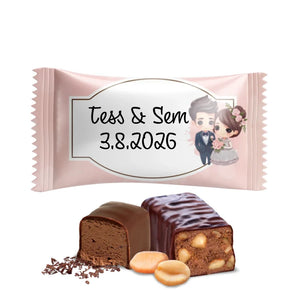 #N342L Chocoladebonbons met eigen tekst