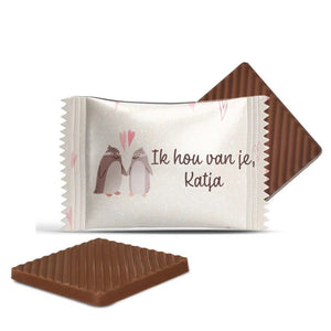 #B45E Mini chocolaatjes met eigen tekst