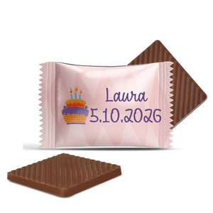 #B49E Mini chocolaatjes met eigen tekst