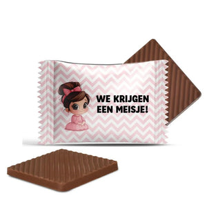 #N52L Mini chocolaatjes met tekst