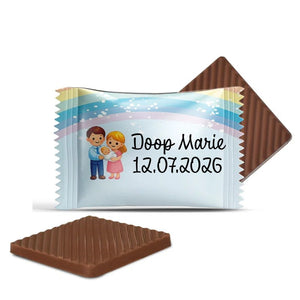 #B5004E Mini chocolaatjes met eigen tekst