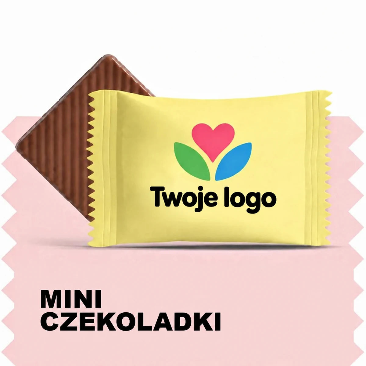 Świąteczne mini czekoladki z logo