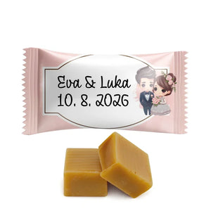 #S157E Karamelni bonboni Excellence z lastnim besedilom