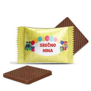 #S22E Mini čokoladice z lastnim besedilom