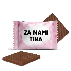 #S25E Mini čokoladice z lastnim besedilom