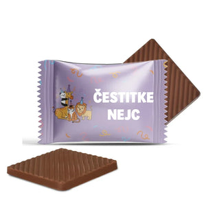 #S27E Mini čokoladice z lastnim besedilom