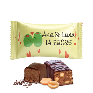 #S311E Čokoladni bonboni z lastnim besedilom