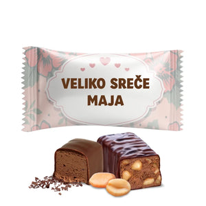 #S324E Čokoladni bonboni z lastnim besedilom