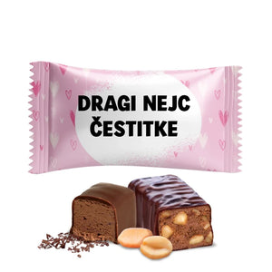 #S325E Čokoladni bonboni z lastnim besedilom