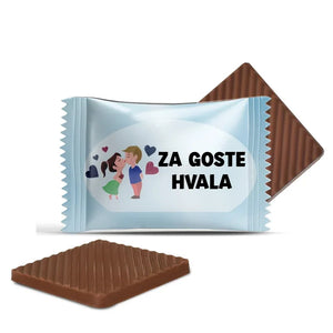 #S37E Mini čokoladice z lastnim besedilom