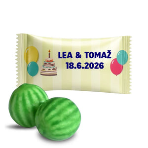 #S404E Žvečilni gumi z lastnim besedilom