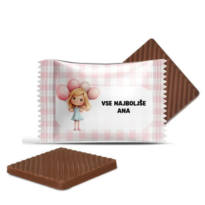 #S57E Mini čokoladice z lastnim besedilom