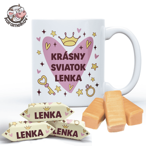 #126 KARAMELKY V HRNČEKU S VLASTNÝM TEXTOM