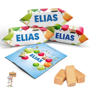 #014 Karamellbonbons mit Text