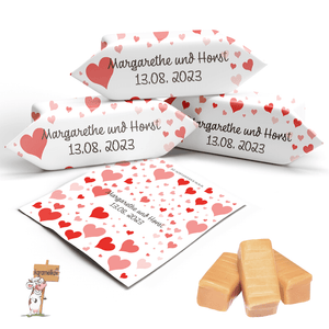 #020 Karamellbonbons mit Text