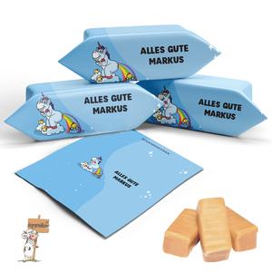 #021 Karamellbonbons mit Text